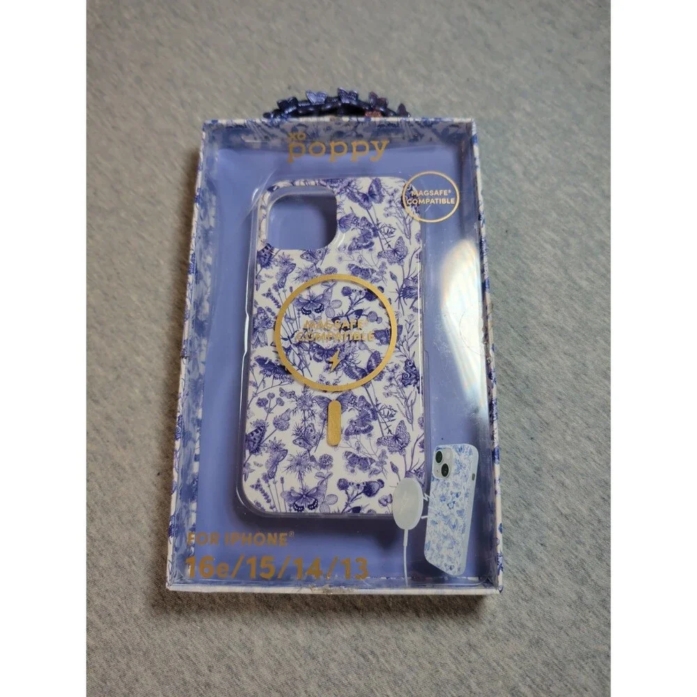 XO Poppy Mag Safe Compatible iPhone 16e/15/14/13 Phone Case